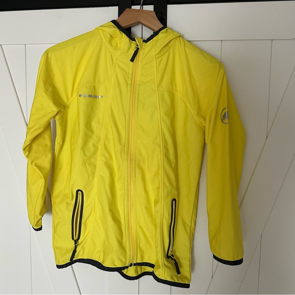 Mammut Kids Yellow Raincoat